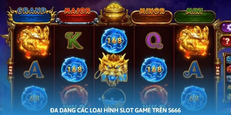 Đa dạng các loại hình slot game trên S666
